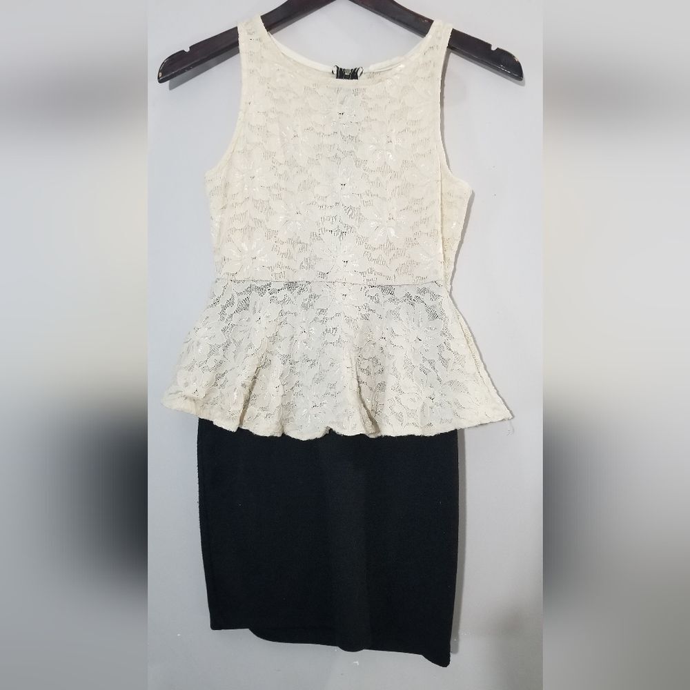Tea n rose (s) lace 2 ton dress zip back